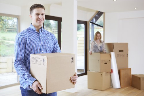 Professional movers handling a quick flat removal in Lambeth