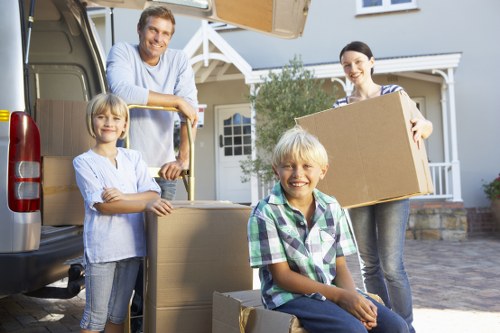 House removal team supporting a residential move in Lambeth