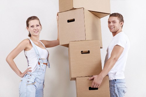 Moving furniture from a flat with stairs in Lambeth