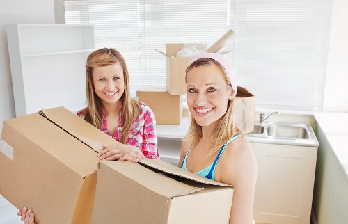 Business and household items arranged in secure Lambeth storage